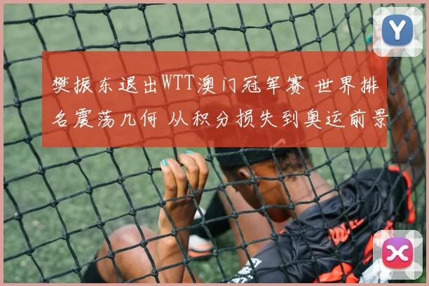 樊振东退出WTT澳门冠军赛 世界排名震荡几何 从积分损失到奥运前景全面观察